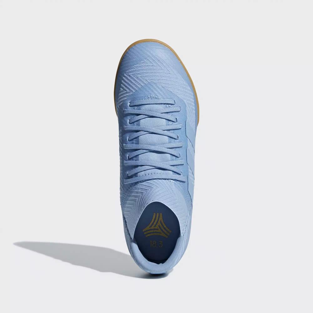 Adidas Nemeziz Messi Tango 18.3 Tenis De Futbol Azules Para Niña (MX-26627)